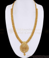 Classic Gold Plated Mullai Beaded Kerala Long Haram Online HR3825 Classic Gold Plated Mullai Beaded Kerala Long Haram Online HR3825