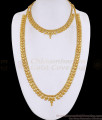 Premium Quality Gold Imitation Mango Haram Necklace Combo Set HR3833