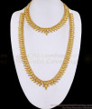 Traditional 1 Gram Gold Bridal Wear Mango Haram Set Online HR3834 Traditional 1 Gram Gold Bridal Wear Mango Haram Set Online HR3834