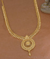 Temple Style Gold Tone Royal Wedding Long Mango Haram Shop Online HR3837 Temple Style Gold Tone Royal Wedding Long Mango Haram Shop Online HR3837