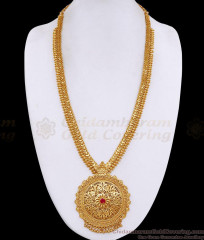 Premium Quality One Gram Gold Long Haram Bollywood Fashion HR3840