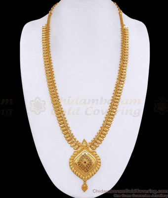Latest Bridal Wear Mango Design Gold Imiitation Haram Bridal Collections HR3843