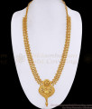 Grand Floral Design Micro Gold Plated Mullaipoo Long Haram Online HR3845