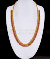 New Arrival Ruby Stone Mullaipoo Haram Micro Gold Jewelry HR3846 New Arrival Ruby Stone Mullaipoo Haram Micro Gold Jewelry HR3846