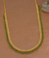 High Quality 1 Gram Gold Plated Green Ad Stone Mullai Haram Online HR3847 High Quality 1 Gram Gold Plated Green Ad Stone Mullai Haram Online HR3847