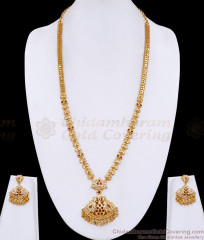 Original Five Metal Impon Swan Haram With Pin Type Earring HR3853 Original Five Metal Impon Swan Haram With Pin Type Earring HR3853