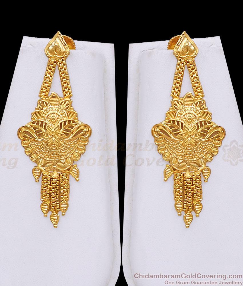 Real Gold Tone Arabic Long Haram With Matching Earrings Online HR3854 Real Gold Tone Arabic Long Haram With Matching Earrings Online HR3854