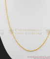 Thin Gold Plated Regular Wear Short Chain For Men CHNS1001