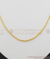 Thin Gold Plated Regular Wear Short Chain For Men CHNS1001