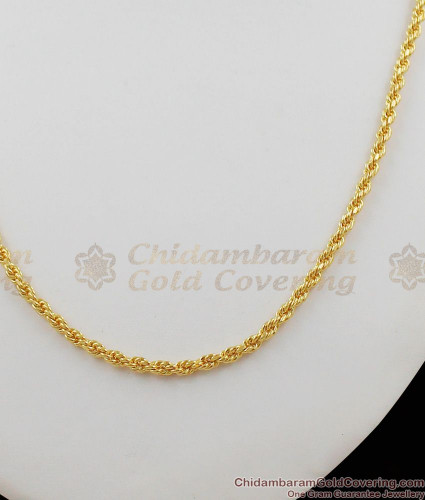 Regular Wear Twisted Rope Short Chain 
