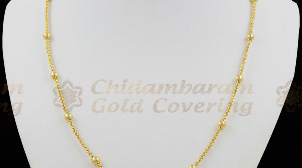 Gold Balls Design Short Chain 