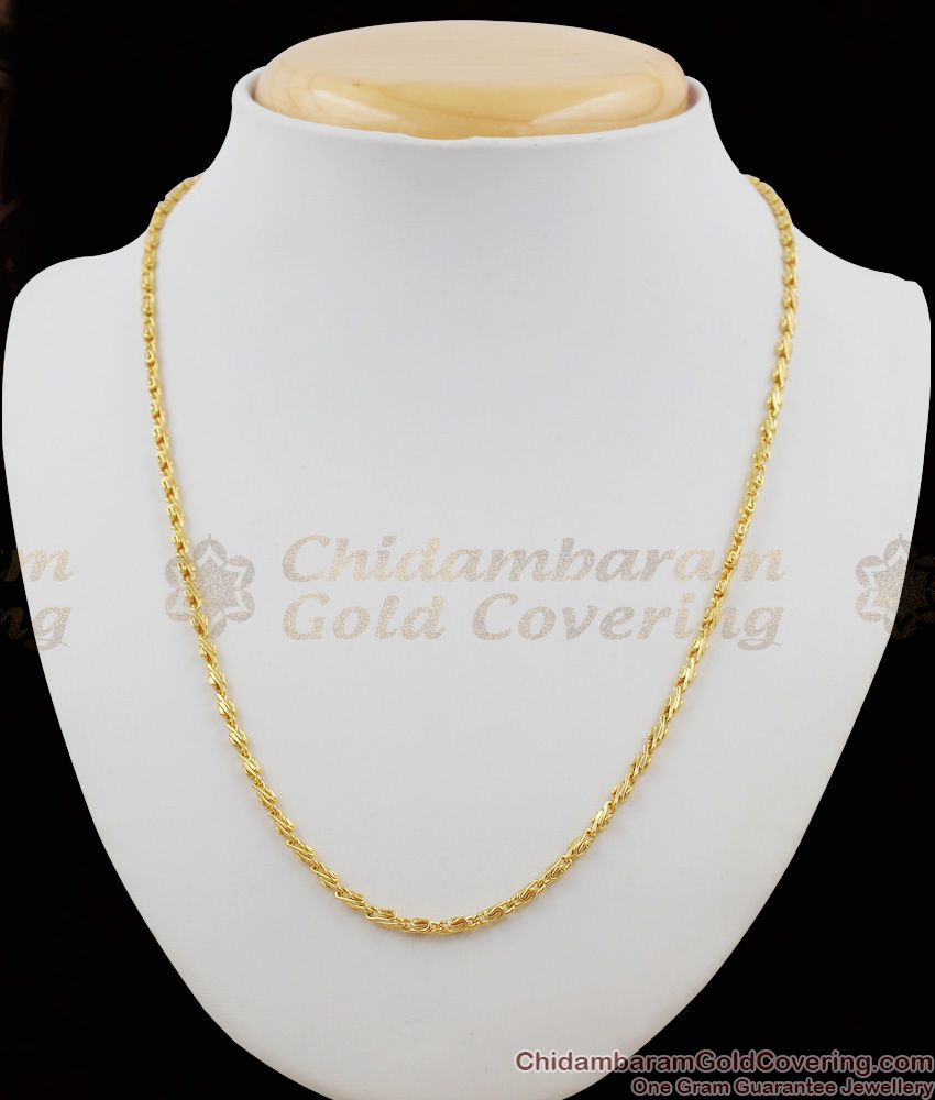 New Arrival Trendy Gold Plated Short Chain Designs For Daily Use CHNS1010