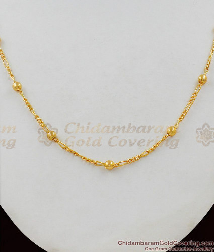 Gold Balls Design Short Chain 