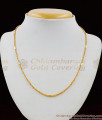 Interlock Pattern Trendy Design Gold Short Chain For Regular Use CHNS1018