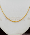 Interlock Pattern Trendy Design Gold Short Chain For Regular Use CHNS1018