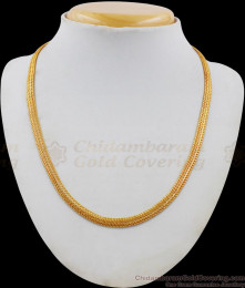 One Gram Gold Plated Short Chain For Men Daily Use CHNS1026