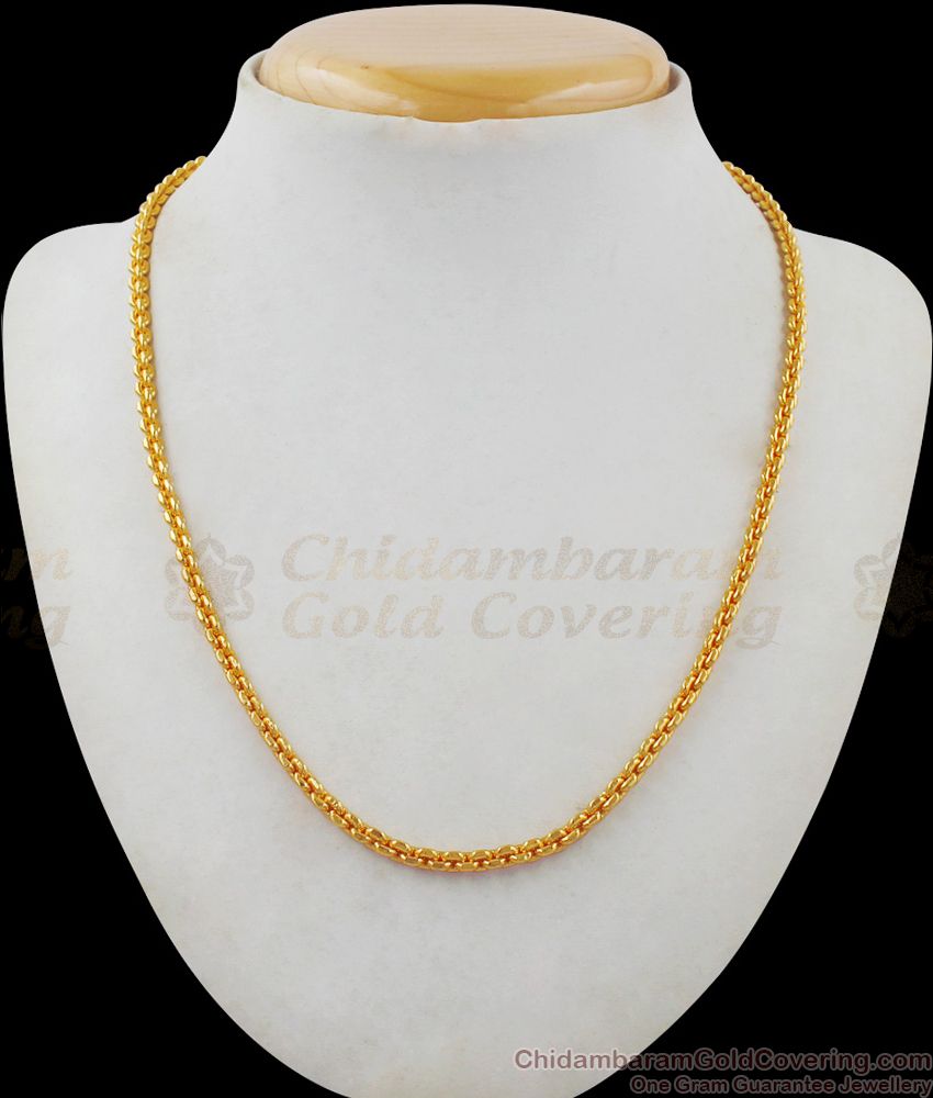 Real Gold Short Chain Collections For Girls Daily Use Buy Online CHNS1032