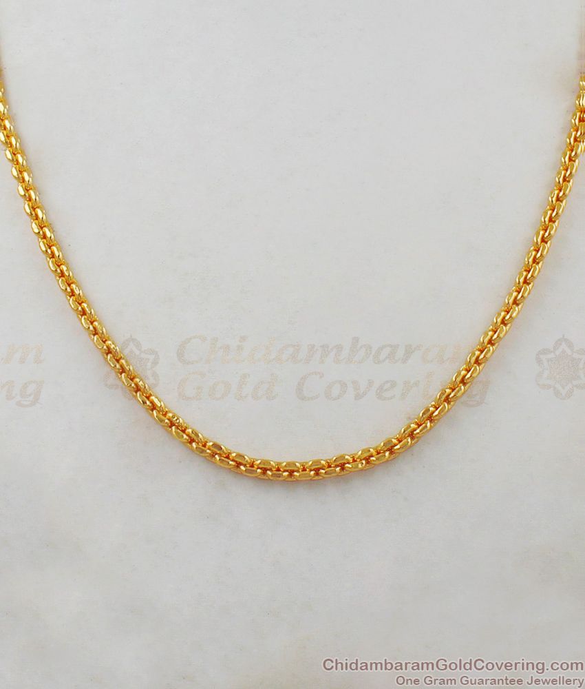 Real Gold Short Chain Collections For Girls Daily Use Buy Online CHNS1032