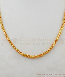 Unique Real Gold Short Chain Collections For Daily Use Buy Online CHNS1034
