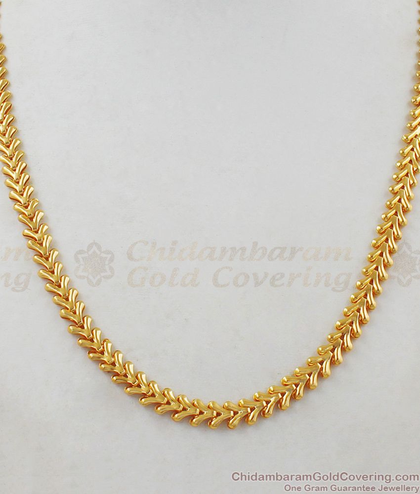 One Gram Gold Short Chain Collections For Daily Use Buy Online CHNS1036