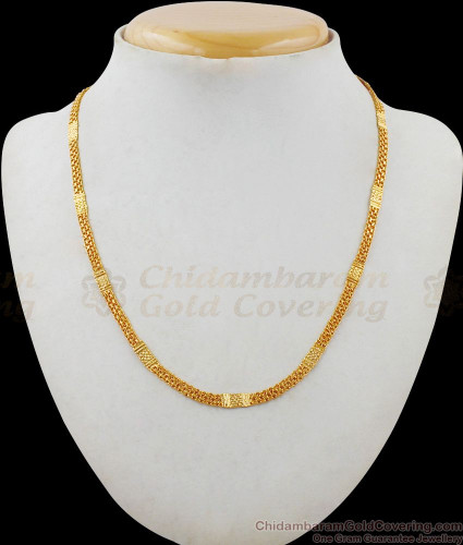 Buy Online New Arrival Gold Plated Small Neck Chain Designs For