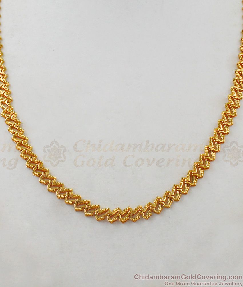 Beautiful One Gram Gold Small Chain Collections Buy Online CHNS1041