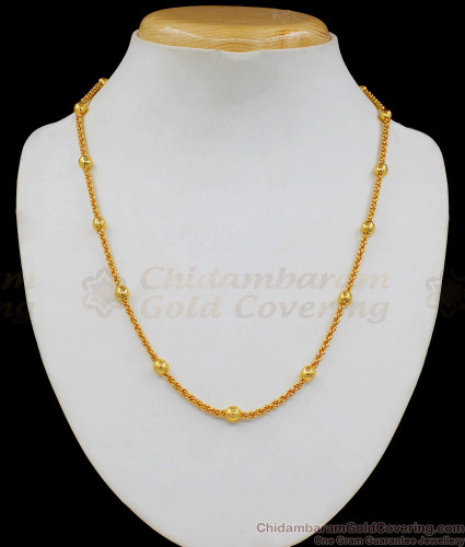 Trendy Ball Design Small Short Chain 