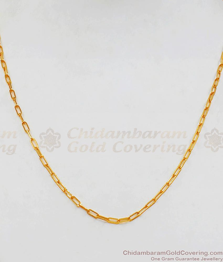 Simple Design Gold Short Chain For Daily Wear CHNS1055