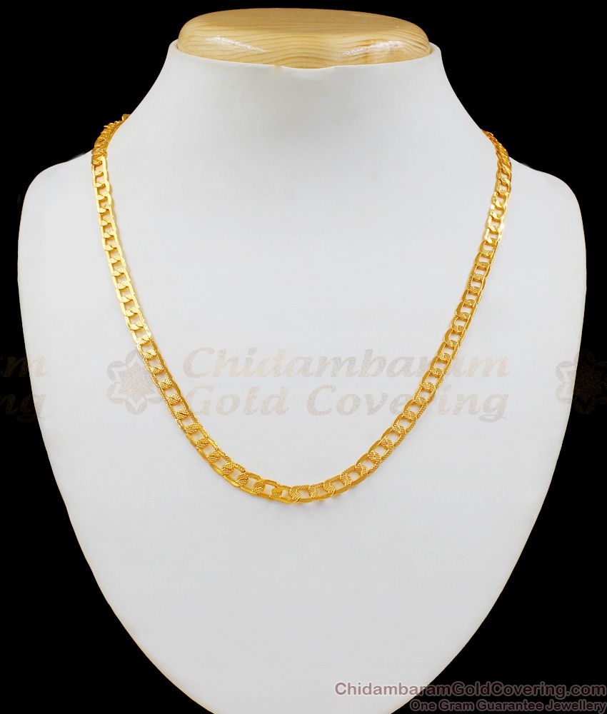 Stunning Fashion Design Gold Short Chain For Mens CHNS1067