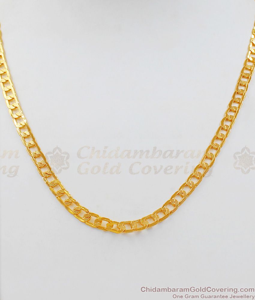 Stunning Fashion Design Gold Short Chain For Mens CHNS1067