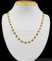 New Model Full Black Stone Gold Short Chain For Party Wear CHNS1069