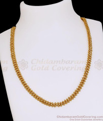 Traditional 22K Gold Plated Textured Beaded Short Chain CHNS1072 Traditional 22K Gold Plated Textured Beaded Short Chain CHNS1072
