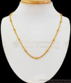 Sleek And Slim Design Gold Plated Short Chains CHNS1081