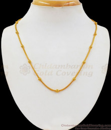 Sleek And Slim Design Gold Plated Short Chains CHNS1081