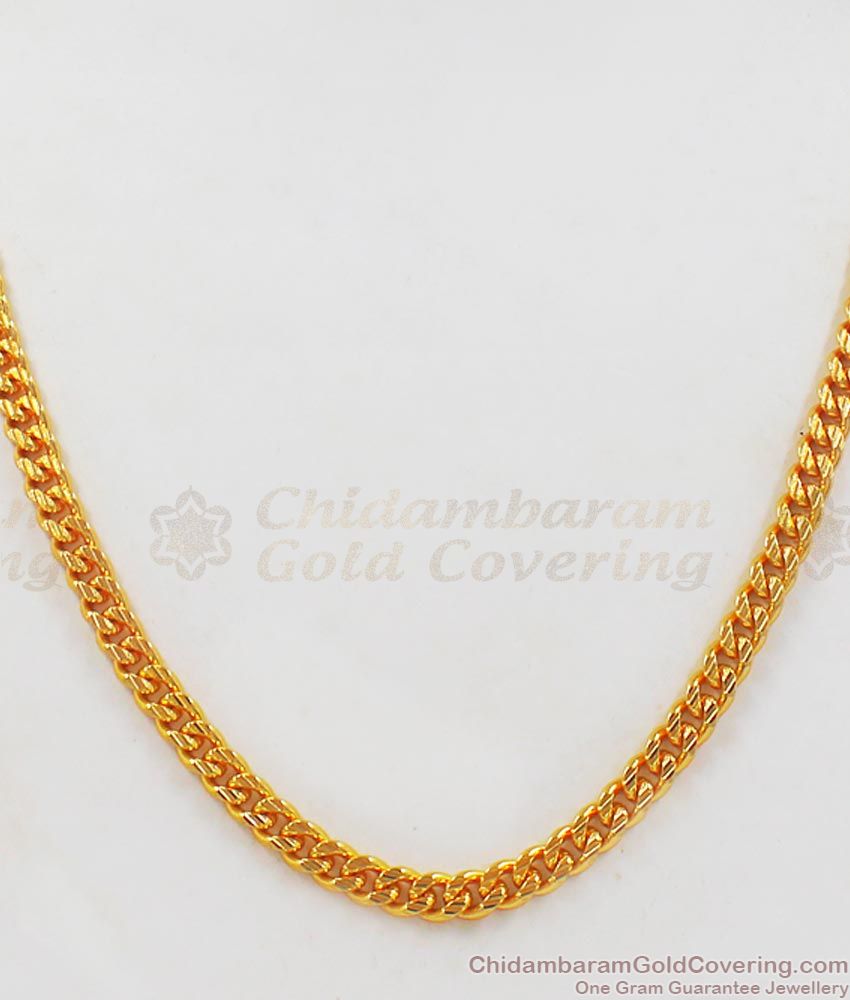 Regular Use Mens Gold Plated Short Chains CHNS1086