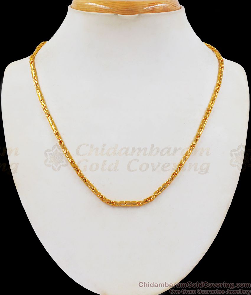 New Model Short Gold Chain Daily Wear Mens Fashions CHNS1090