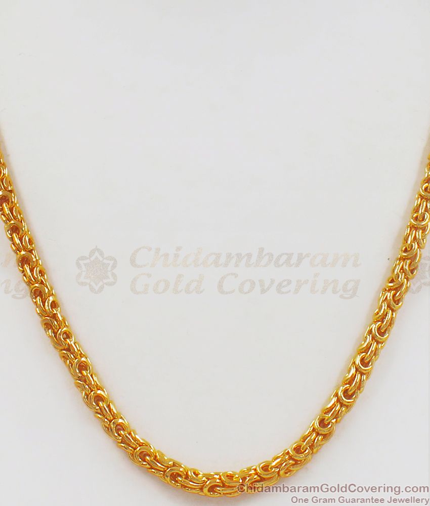 Over Thick Gold Short Chain Mens Fashions Daily Wear CHNS1091