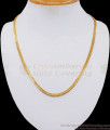 Flat Type Gold Plated Men Chain Daily Wear CHNS1095