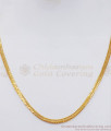 Flat Type Gold Plated Men Chain Daily Wear CHNS1095