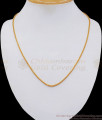 Thin Spiral Design Gold Chain Shop Online CHNS1096