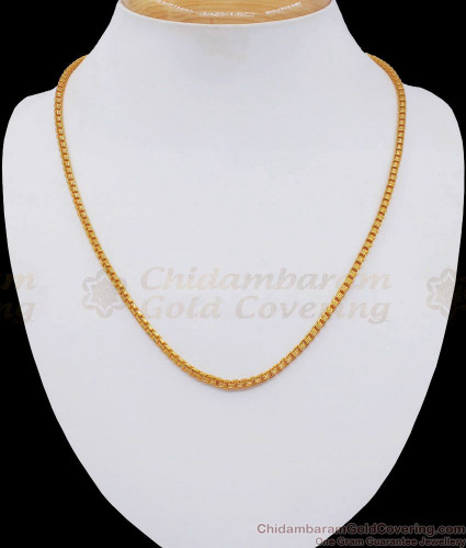 Gram Gold Chain Interlocking Design At Affordable Price CHNS1098