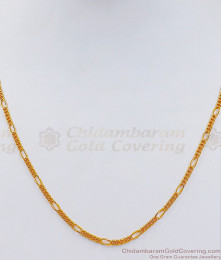 Thin Look Real Gold Sachin Chain Men Wear CHNS1102