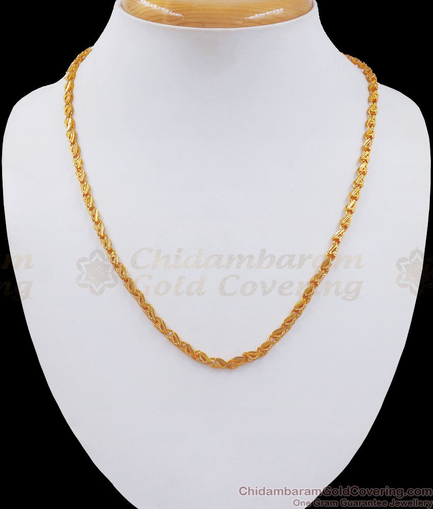 Buy Gold Men Short Chain With Guarantee CHNS1107
