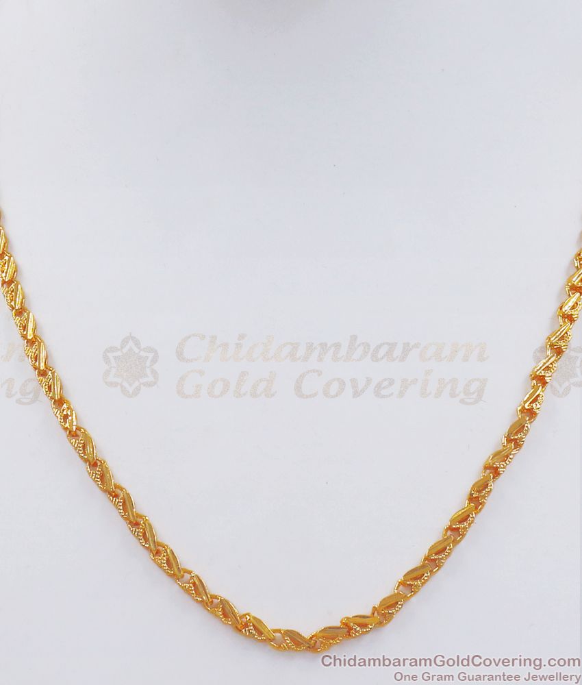 Buy Gold Men Short Chain With Guarantee CHNS1107