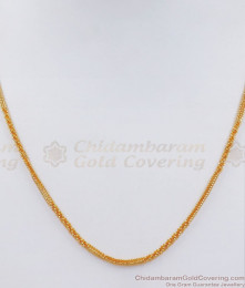 Thin Gold Plated Short Chain Zig Zag Men Design Shop Now CHNS1108