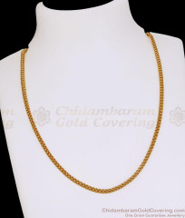 Buy Gold Plated Round Box Link Short Chain CHNS1115