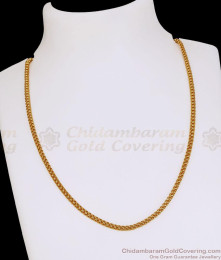 Buy Gold Plated Round Box Link Short Chain CHNS1115
