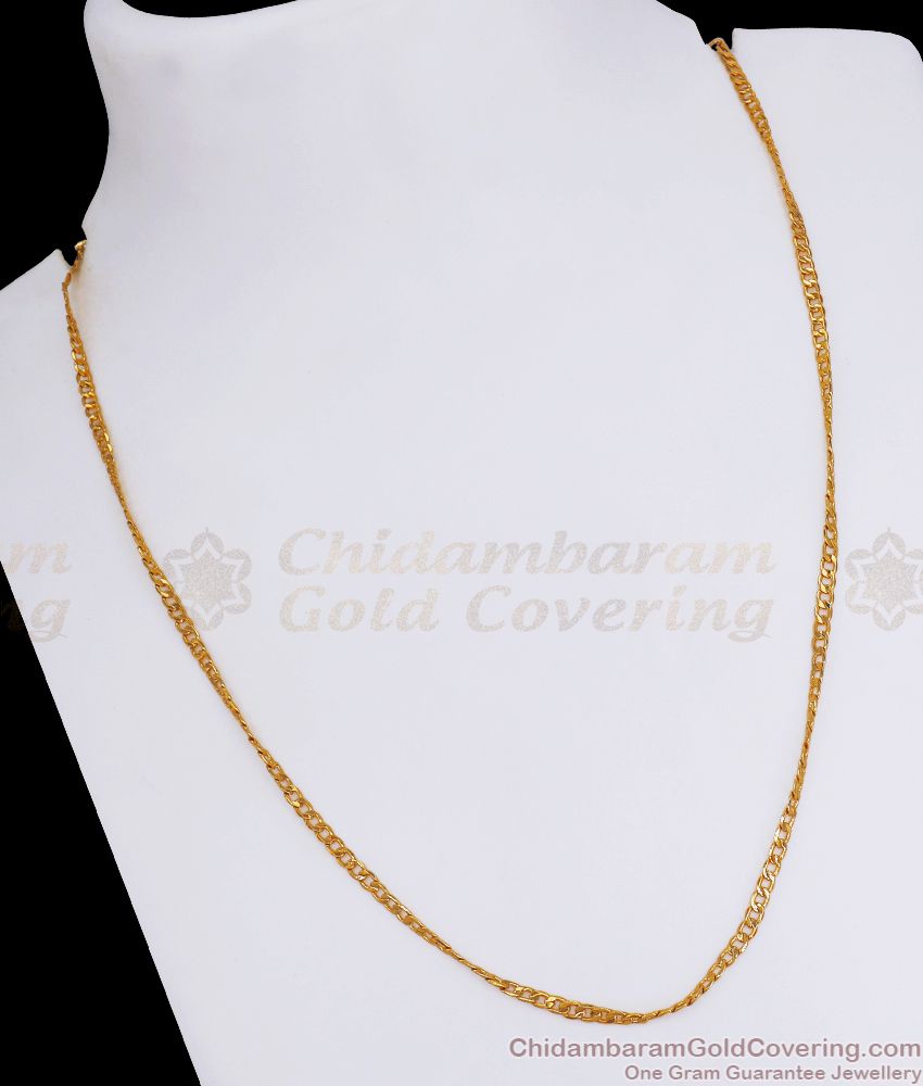 Thin Sachine Type Gold Chain Shop Online CHNS1119