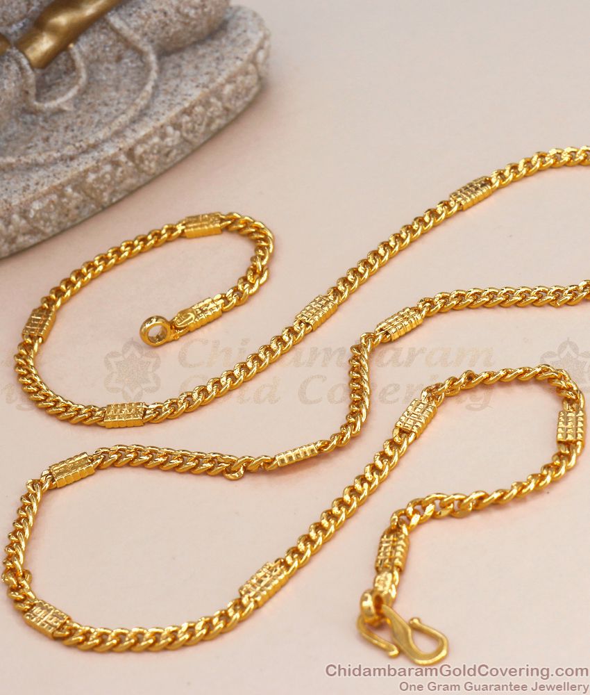 Latest Mens Gold Plated Nawabi Chain Shop Online CHNS1121