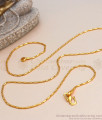 Very Thin One Gram Gold Chain Rice Pattern Shop Online CHNS1122
